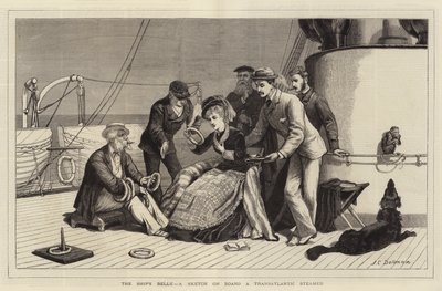 La Belle du Navire, une esquisse à bord d